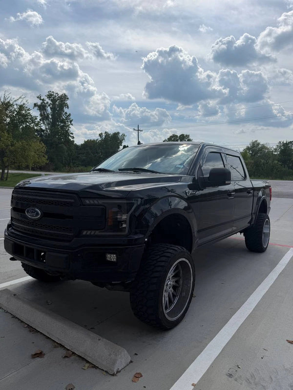 2018 Ford F-150 with 6" Rough Country lift kit, photo 1 of 2, installed by Lift Pro Customs in Willis, TX