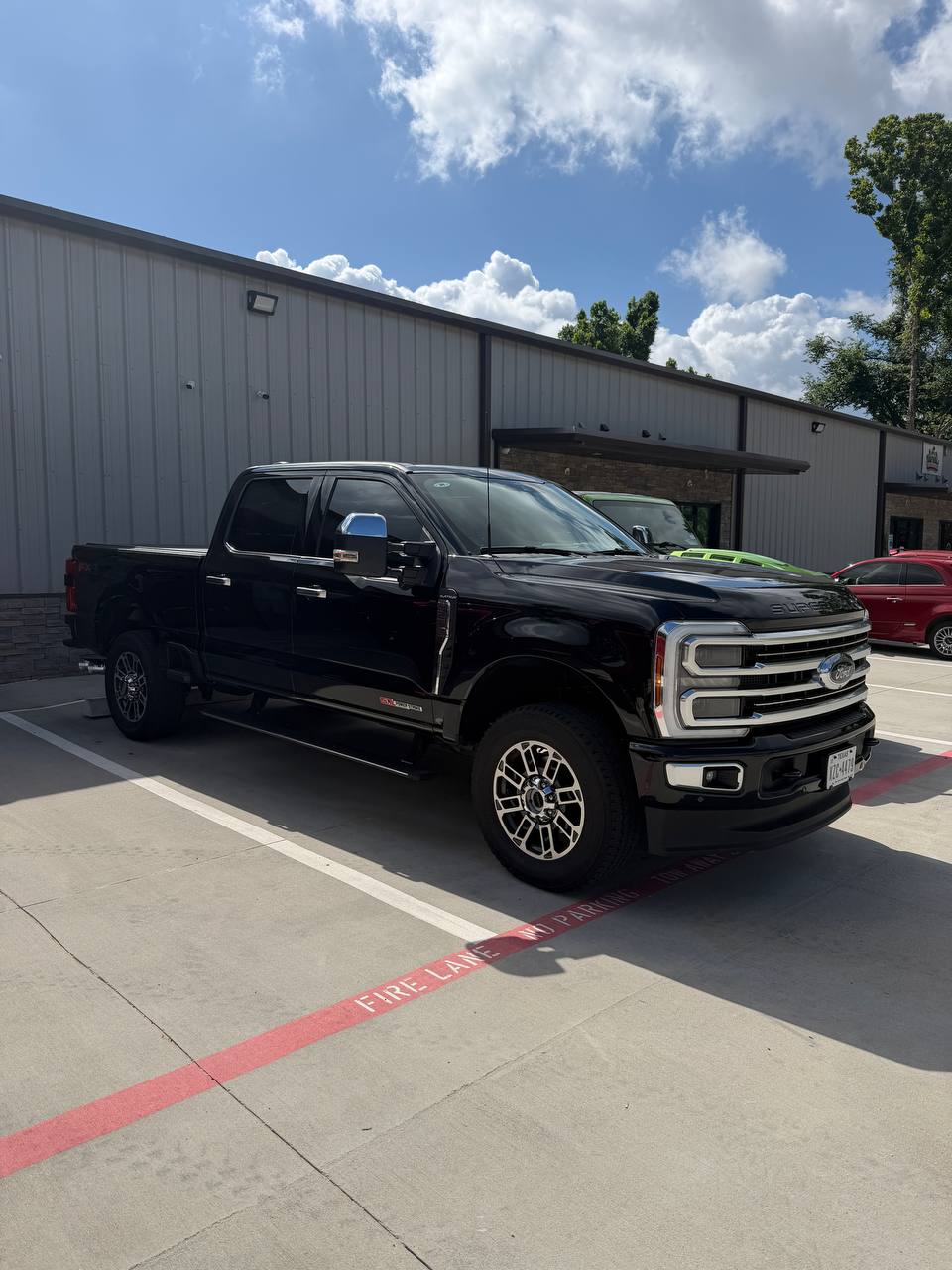 F-250 1.5 Leveling Kit + Bed Cover — photo 1 of 3 — installed by Lift Pro Customs, Willis TX