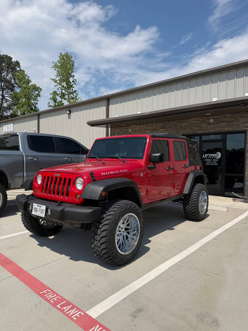 Lifted Jeep, side view — Lift Pro Customs, Willis TX